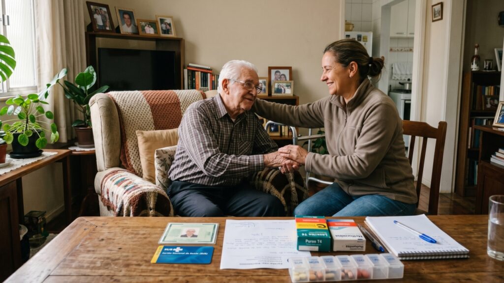 Benefício de R$ 810,50 por mês é anunciado pelo governo para quem cuida de idosos em casa