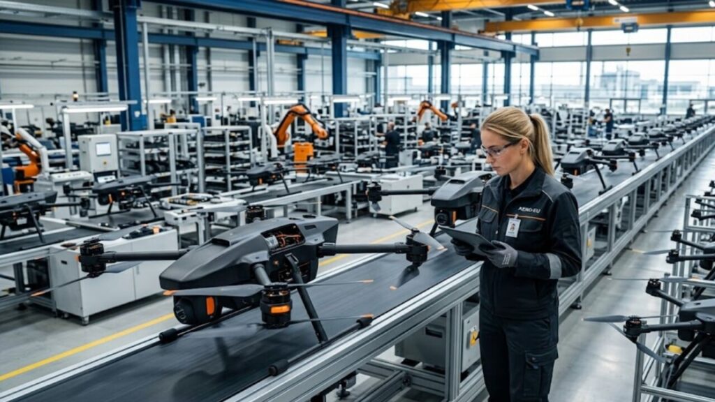 Nova megafábrica na Europa projeta fabricação de mais de 10 mil drones por ano com um investimento de R$ 11,4 bilhões que promete alavancar a indústria militar na região