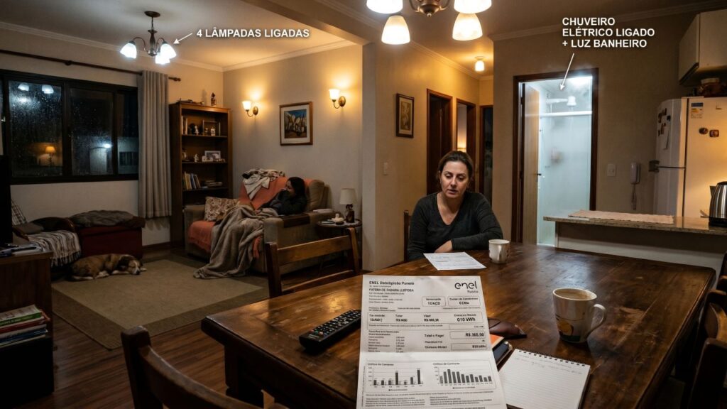 O jeito mais inteligente de economizar energia não está nas lâmpadas, mas nos hábitos que você quase não percebe