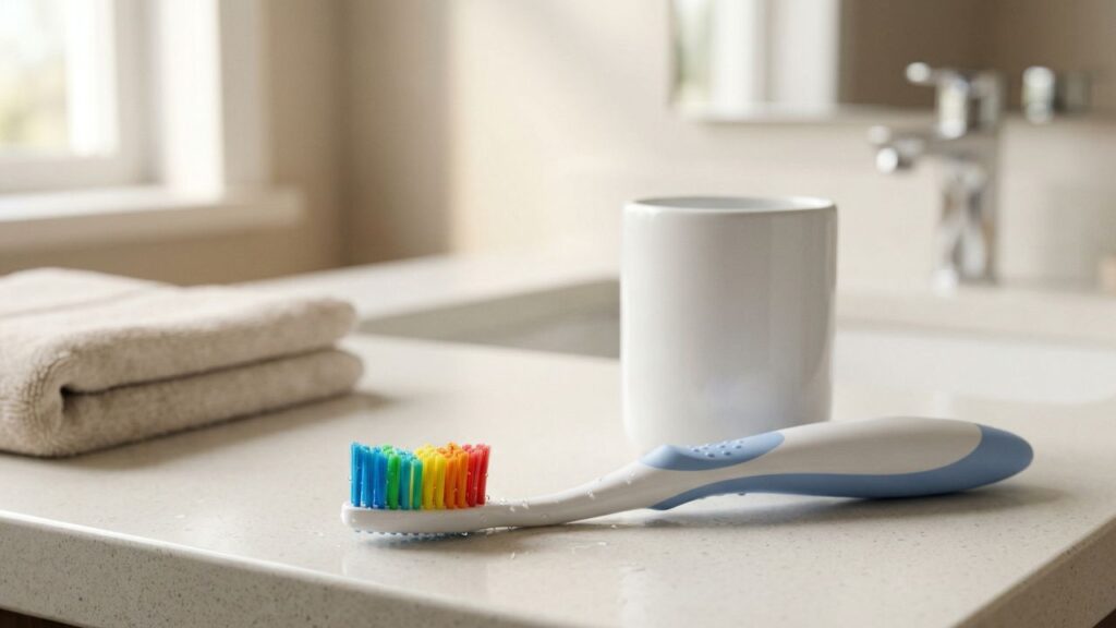 Por que as cerdas da escova de dente têm cores diferentes e o que isso revela sobre o uso