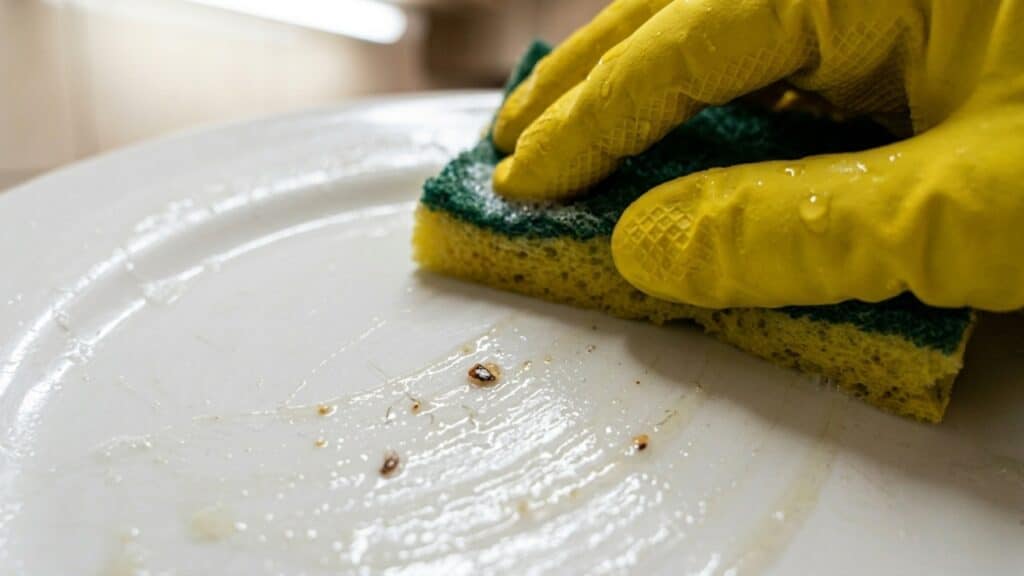 Esponja de louça na pia vira criadouro de germes; saiba onde guardar