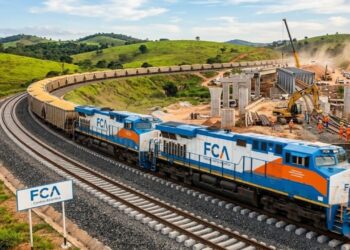 Megaprojeto para Ferrovia Centro-Atlântica tem previsão de R$ 24 bilhões em investimentos, registrou aumento de 16% no transporte de grãos em 2025 e promete mudanças estruturais em 2026
