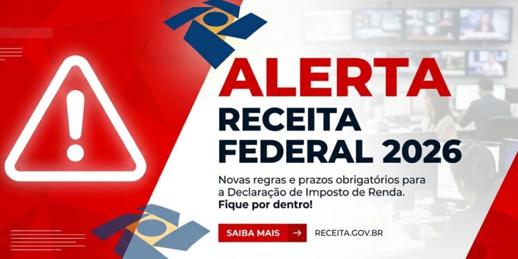 Receita Federal faz alerta urgente que pode afetar milhões no Imposto de Renda 2026