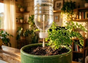O segredo das plantas sempre hidratadas com esta técnica caseira que garante irrigação por vários dias
