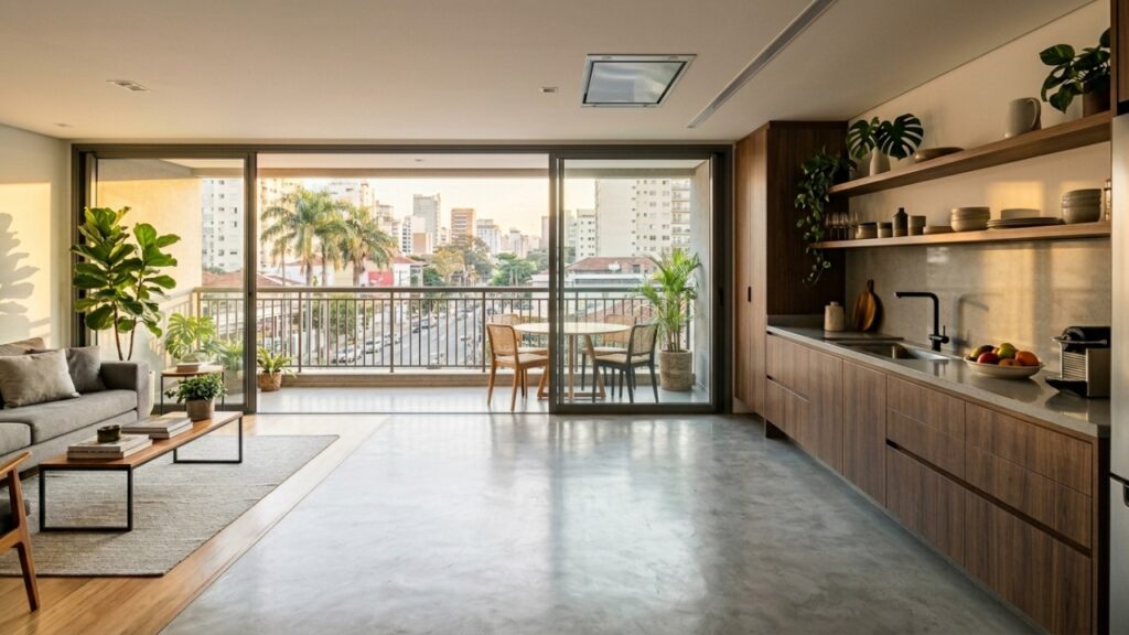 Solução inteligente para cozinhas pequenas otimiza espaço e traz modernidade ao lar