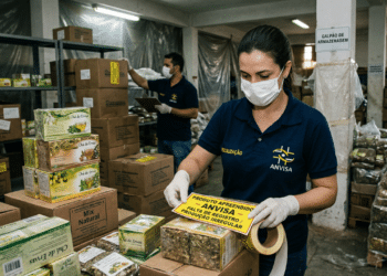 Chá produzido em local irregular é apreendido após determinação da Anvisa