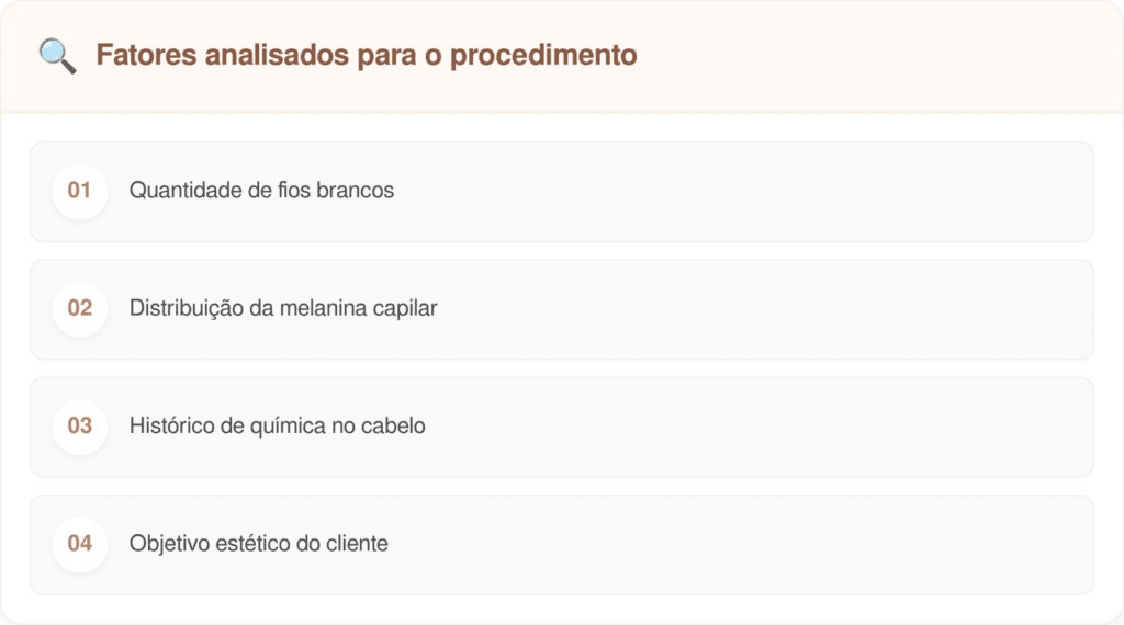 A avaliação técnica é indispensável para garantir a saúde dos fios e o resultado desejado
