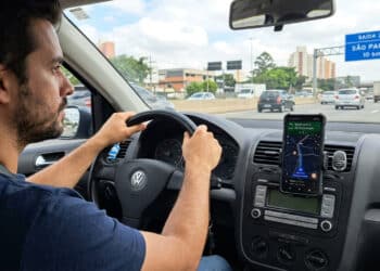 Motoristas que usam o celular como GPS podem ser multados por isso: entenda o que a lei diz
