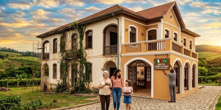 A impressionante transformação de uma mansão esquecida a duas horas de São Paulo em museu de memórias da imigração italiana