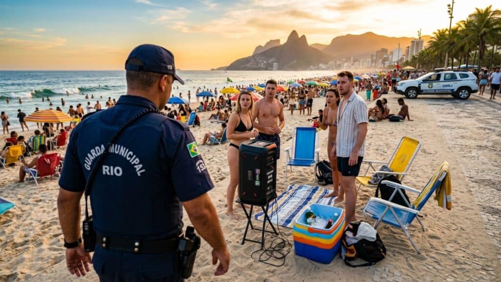 Lei no litoral autoriza retenção de caixas de som e aplicação de multas severas