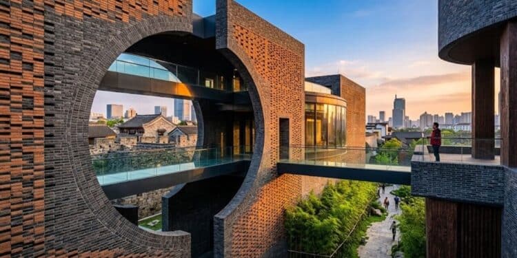 História e arquitetura se encontram na primeira cidade do mundo a atingir 1 milhão de habitantes com um museu de 139 mil tijolos e design inspirado na China antiga