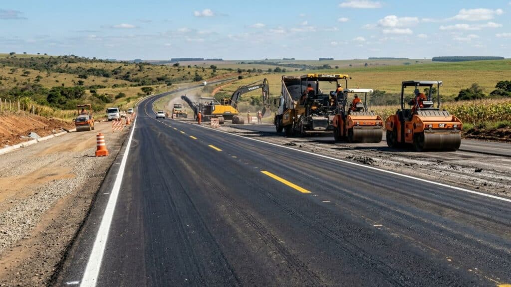 A revitalização da MGC-452 avança com R$ 80 milhões e 59 quilômetros de recuperação no Triângulo Mineiro