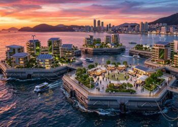 Coreia do Sul aposta megaprojeto de R$ 1 bilhão para 'cidades flutuantes' e surpreende com plano contra as mudanças climáticas