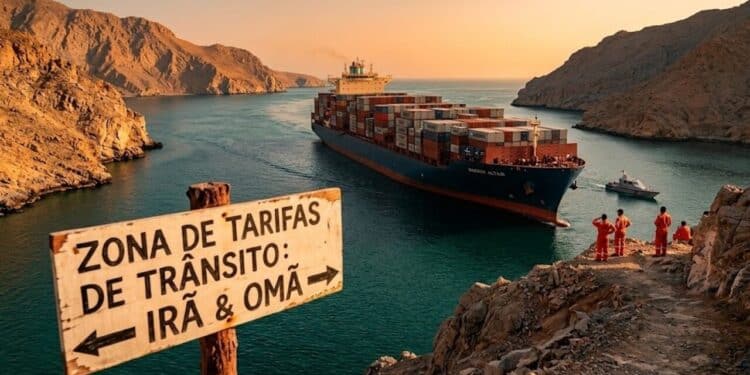 Navios que passam pelo Estreito de Ormuz podem pagar tarifas impostas por Irã e Omã em nova decisão
