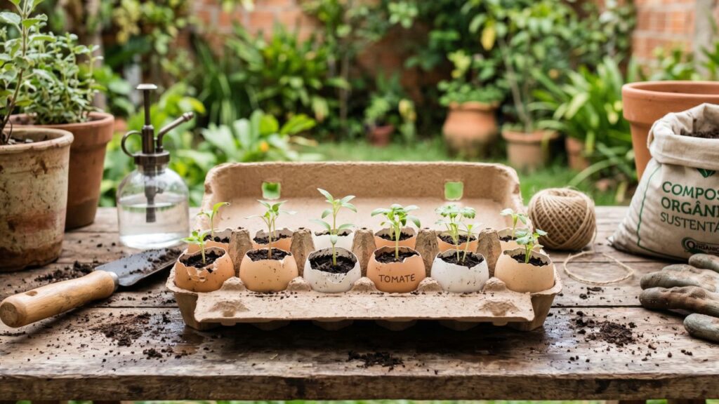 Não jogue fora as cascas de ovo: estes 5 usos no jardim podem te surpreender