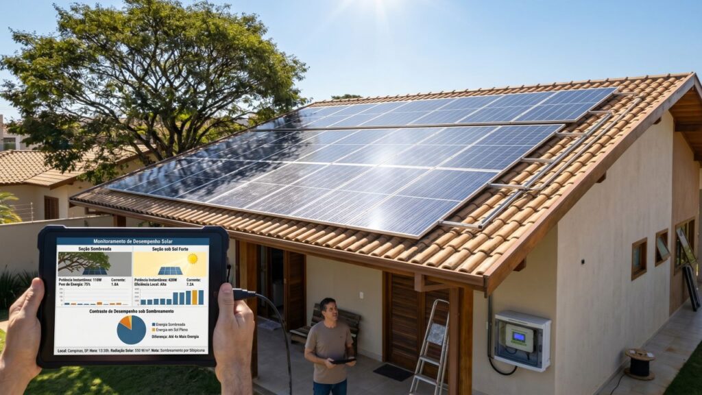 Painel solar não depende só da placa, e esse detalhe muda muito mais a eficiência do que muita gente imagina