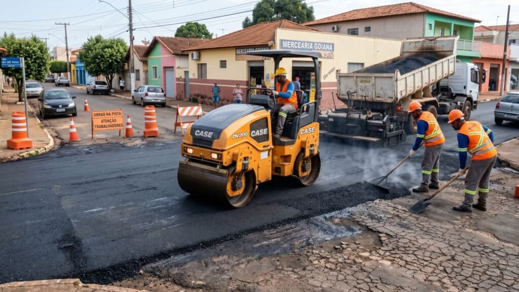 Nova fase do asfalto em Goiás alcança 126 municípios com investimento de R$ 165,5 milhões