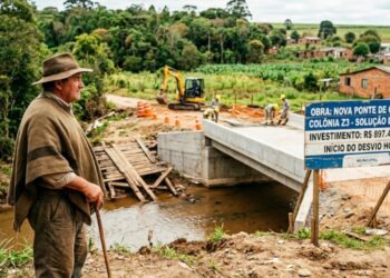 Desvio é iniciado em Pelotas para obra de R$ 897 mil da nova ponte na Colônia Z3 para solução definitiva de antigos problemas de acesso na região
