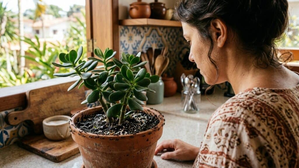 A substância que parece inofensiva mas consegue destruir sua plantação de jade em poucos dias