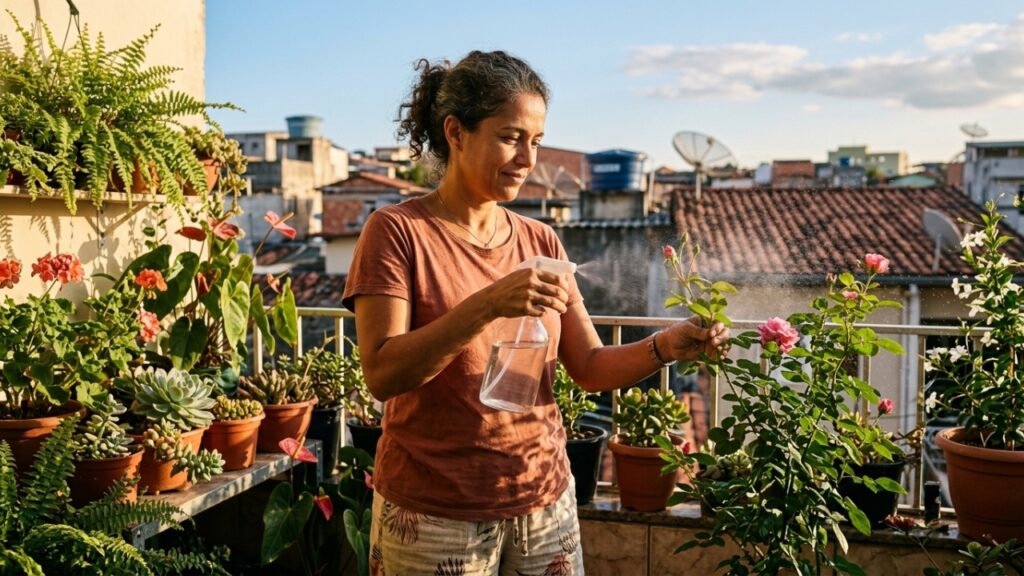 Entenda por que polvilhar bicarbonato de sódio nas plantas ajuda o jardim