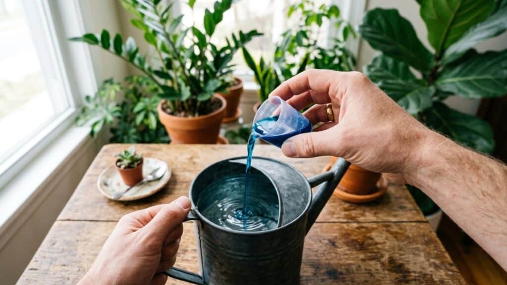 Segredo das plantas de interior está na adubação certa para um verde intenso