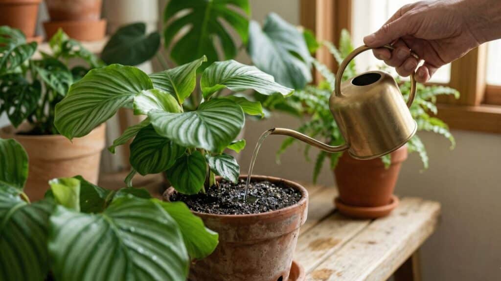 Como regar plantas da forma certa sem encharcar nem deixar secar demais