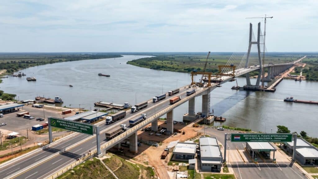 Ponte da Bioceânica passa de 80% de execução e entra na fase decisiva com investimento superior a R$ 575 milhões