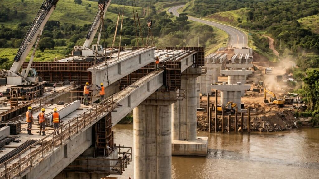 Ponte sobre o Rio Jequitinhonha avança com R$ 120 milhões e 510 metros para reforçar a BR-101/BA