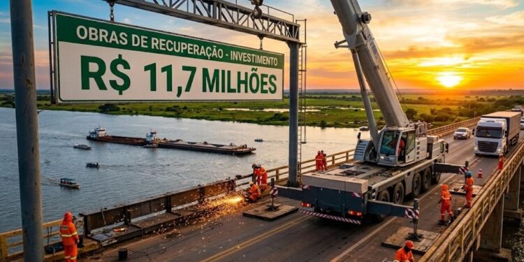 Ponte sobre o Rio Paraguai vai entrar em nova fase de recuperação com investimento de R$ 11,7 milhões, anunciada pelo governo de MS para melhorar o escoamento da produção, o turismo e a mobilidade da população pantaneira