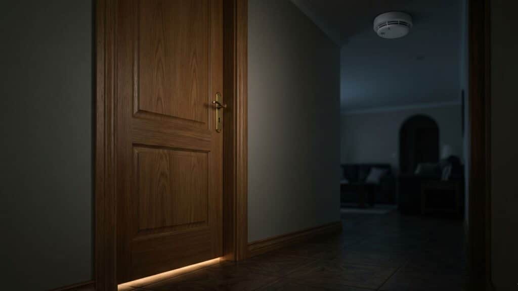 É por isso que você deve sempre fechar a porta do seu quarto à noite