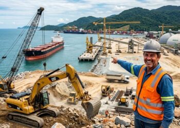 Megaprojeto para novo porto em SC prevê início das obras em 2027 com foco em fertilizantes e escoamento de grãos, com capacidade estimada em 9,3 milhões de toneladas por ano
