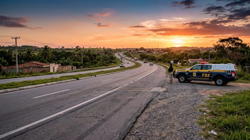 PRF pune motorista por excesso de velocidade em São Lourenço da Mata