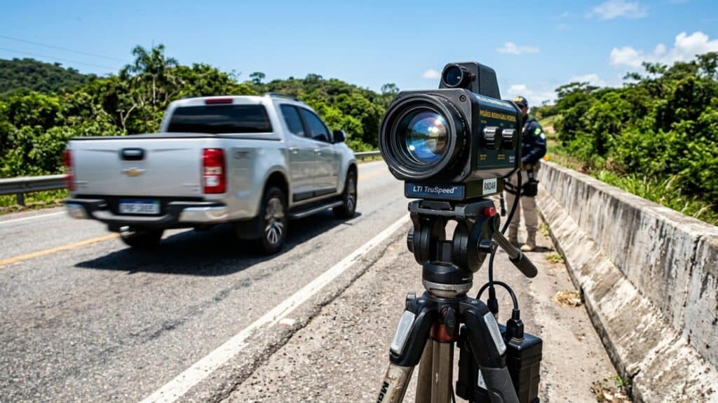 Motorista é flagrado a 168 km/h na BR-408 e recebe multa grave da PRF