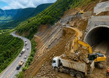 Serra da Rocinha passa por obra histórica aguardada por 70 anos e promete acabar com lama e caminhões presos na estrada em projeto de R$ 63 milhões