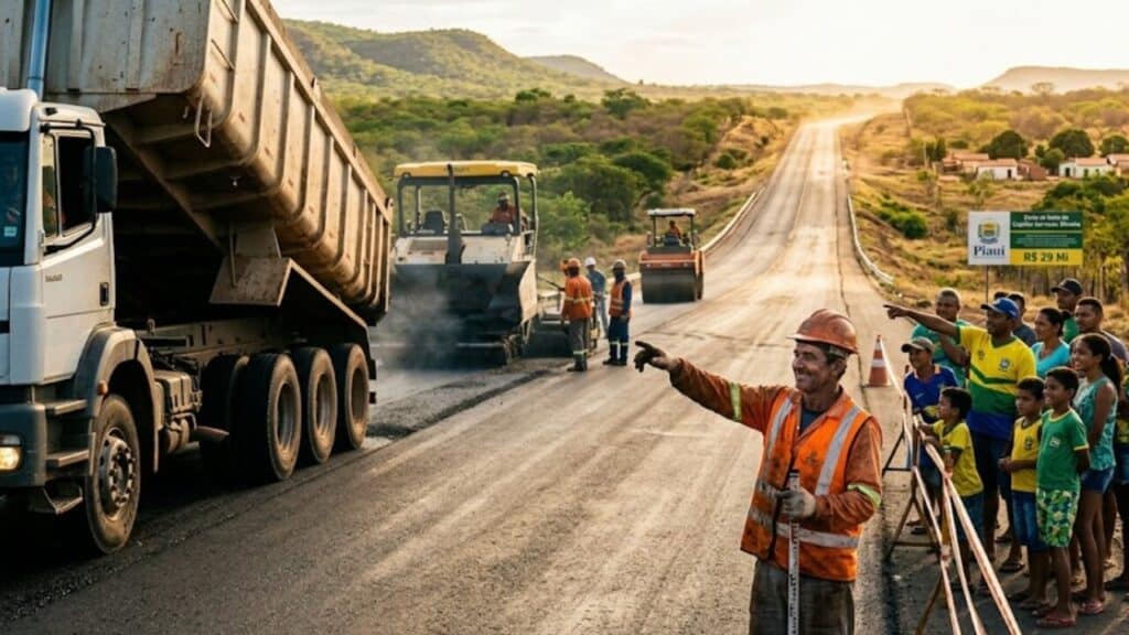 Nova rodovia de R$ 375 milhões vai encurtar em 300 km o trajeto entre cidades do Piauí e impulsionar a economia local com a facilitação do transporte de cargas agrícolas