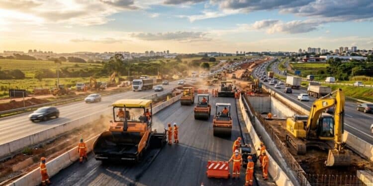 Rodovia Zeferino Vaz tem obras em ritmo acelerado entre Paulínia e Campinas e investimento de R$ 180 milhões promete otimizar a circulação de veículos, com maior equilíbrio na distribuição dos fluxos