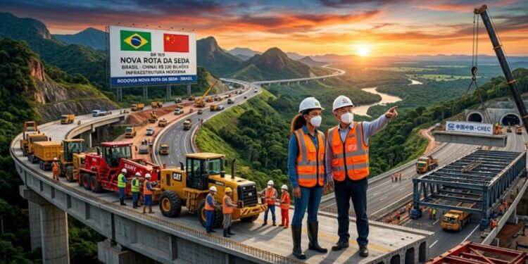 China amplia influência com a Nova Rota da Seda e mira o setor de rodovias no Brasil com megaprojeto de R$ 330 bilhões para acelerar a modernização da infraestrutura