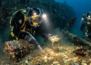 Megaoperação para resgate do Galeão San José começa e bilhões em ouro e joias são retirados do "Santo Graal dos naufrágios"