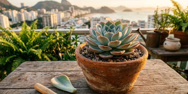 Propagação caseira permite aumentar coleção de suculentas com custo zero