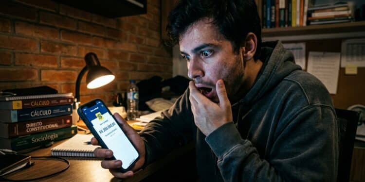 Universitário recebe Pix de 200 mil reais por erro bancário e aguarda 4 dias para efetuar a devolução total do montante