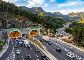 Rodovia estratégica de Santa Catarina recebe investimento de R$ 1,7 bilhão e ganha túnel duplo de R$ 228 milhões que promete melhorar o fluxo rodoviário da região e acelerar viagens de motoristas