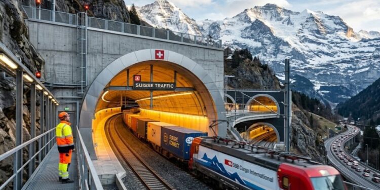 Melhor país do mundo cria megarrede subterrânea com 1.400 túneis e 2.000 km para desafogar as estradas e melhorar o fluxo de transporte entre o norte e o sul da Europa