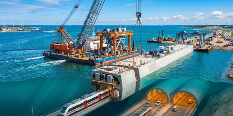 Maior túnel submerso do mundo está em construção e vai ligar a Alemanha à Dinamarca em cerca de 10 minutos de carro ou 7 minutos de trem sob o mar Báltico
