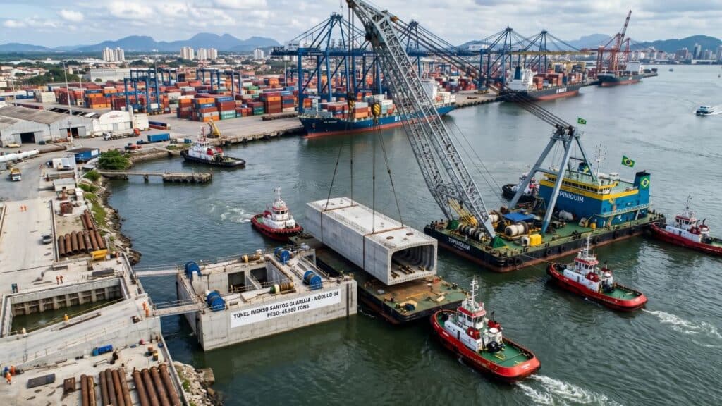 Túnel Santos-Guarujá recebe R$ 2,64 bilhões e promete reduzir trajeto de 1 hora para cerca de 5 minutos