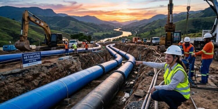 Vale do Paraíba receberá megainvestimento de R$ 3 bilhões em obras de água e esgoto até 2029 para impulsionar infraestrutura e alcançar a universalização do saneamento básico