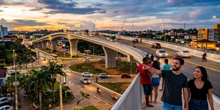 Maior obra viária de Rio Branco avança com entrega de novo viaduto de R$ 40 milhões e promete melhor integração entre avenidas importantes no centro