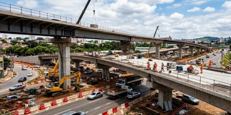 Megaprojeto na rodovia SP-304 tem obras 75% concluídas e viadutos serão inaugurados antes do previsto em Piracicaba para eliminar cruzamentos perigosos e evitar acidentes