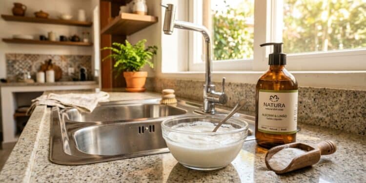 Combinação de bicarbonato e detergente revoluciona a limpeza da cozinha