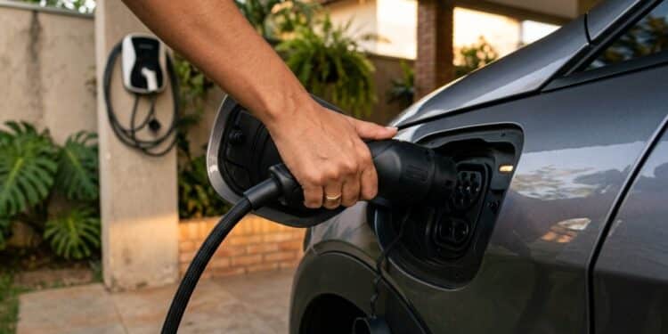 Meu vizinho achou que a conta de luz ia cair sozinho até descobrir que a nova lei pode baratear a recarga do carro elétrico