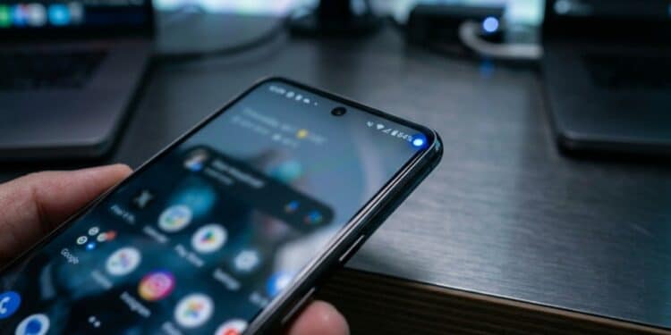 O que significa o ponto azul ou verde no celular Android e por que você deve prestar atenção